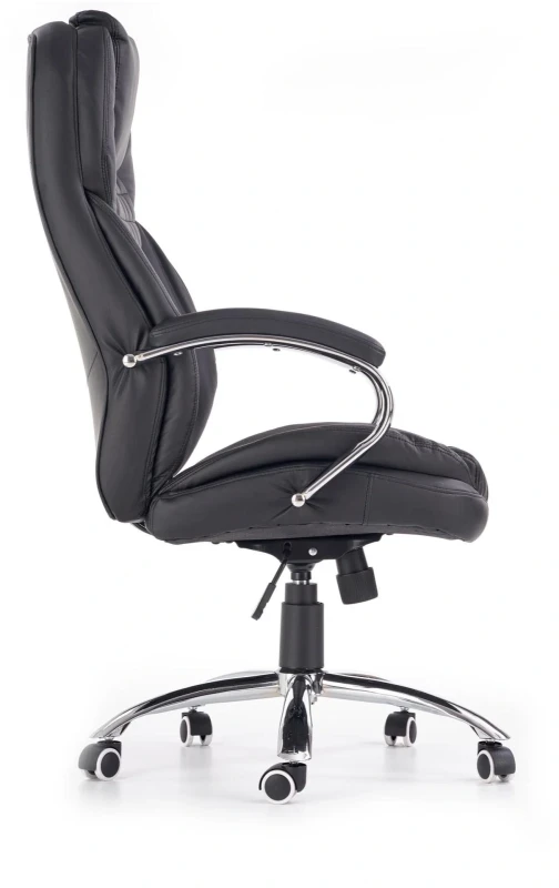 Fotel gabinetowy King obrotowy do biura czarny