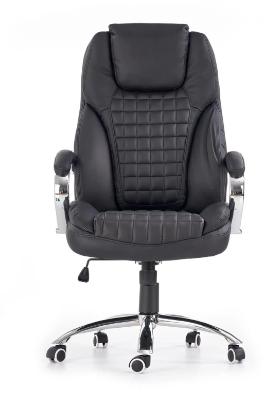 Fotel gabinetowy King obrotowy do biura czarny