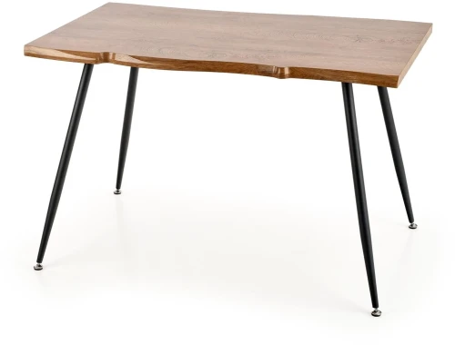 Stół Larson do jadalni naturalny/czarny