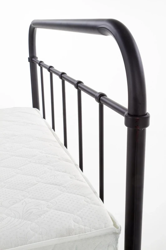 Łóżko Linda 120x200cm metalowe czarny