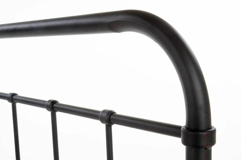 Łóżko Linda 120x200cm metalowe czarny