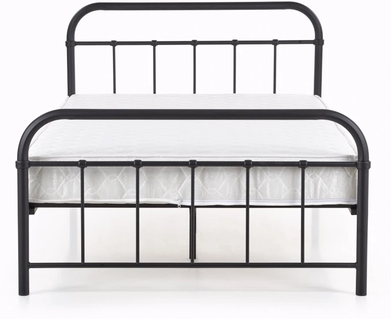 Łóżko Linda 120x200cm metalowe czarny