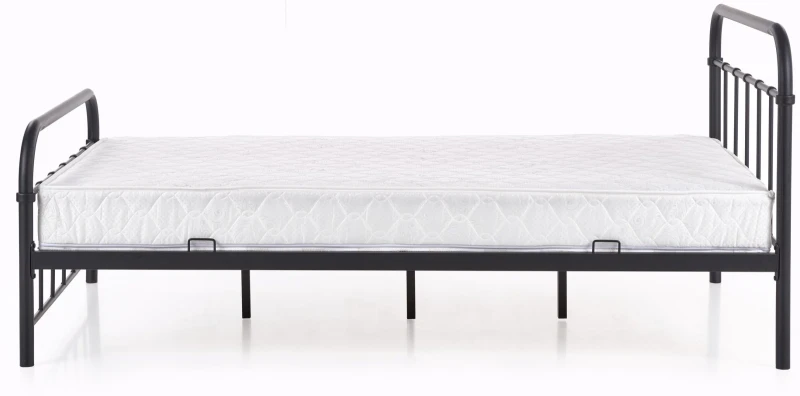 Łóżko Linda 120x200cm metalowe czarny