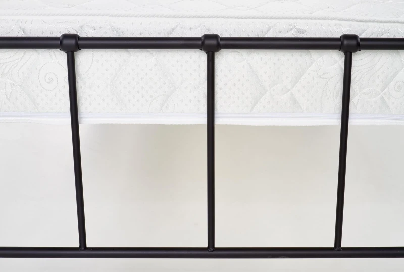 Łóżko Linda 120x200cm metalowe czarny