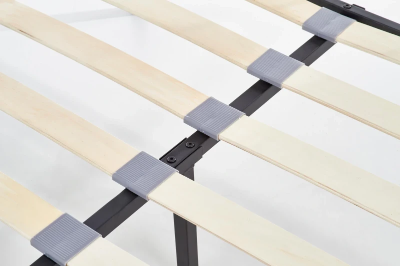 Łóżko Linda 120x200cm metalowe czarny