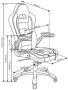 Fotel gabinetowy Lotus z regulacją podłokietników do biura czarny/popielaty