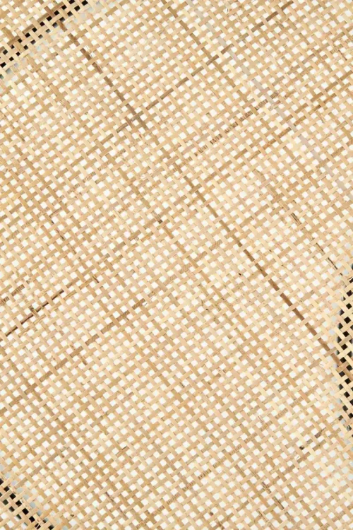 Zestaw 2 stolików Manado blat rattan naturalny/czarny