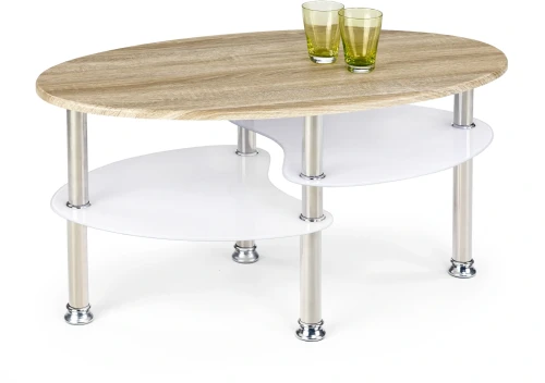 Ława stolik kawowy Medea do salonu dąb sonoma/ekstra biały