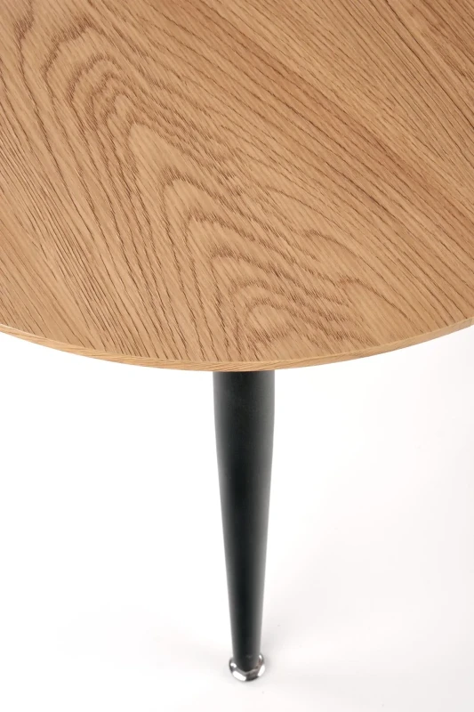 Zestaw dwóch ław stolików kawowych Mentona 2 dąb złoty/czarny