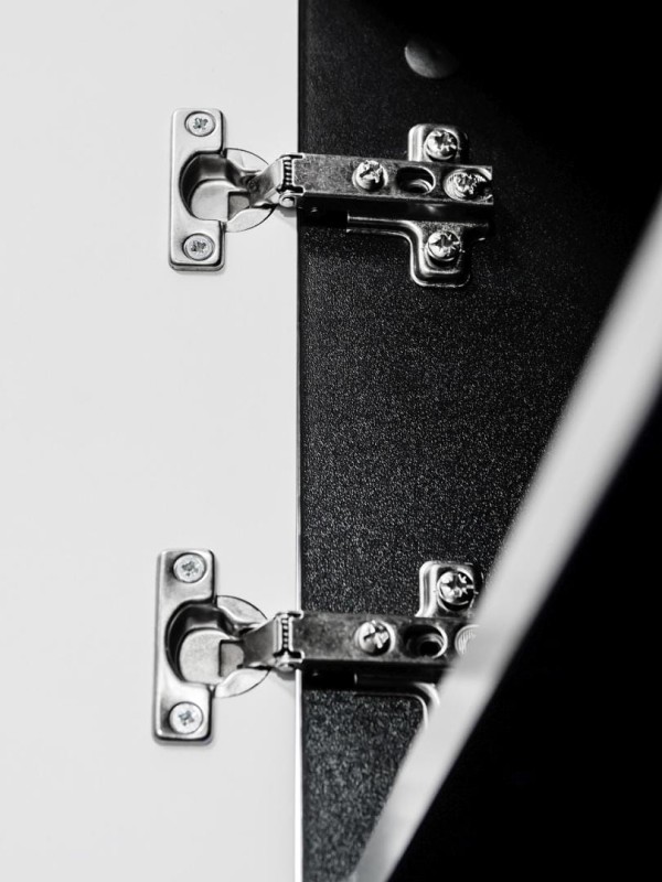 Meblościanka MODICA czarny & sahara połysk