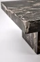 Ława stolik kawowy Monolit 80 cm czarny marmur