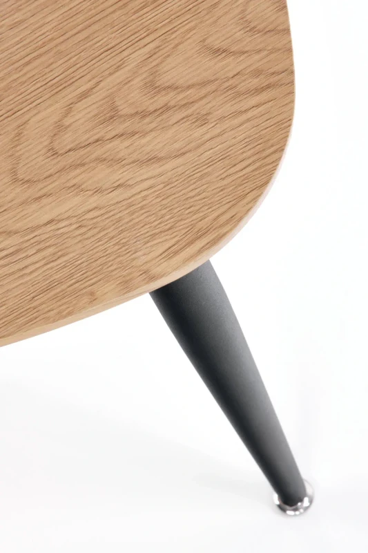 Zestaw dwóch ław stolików kawowych NICEA 2 dąb złoty/czarny