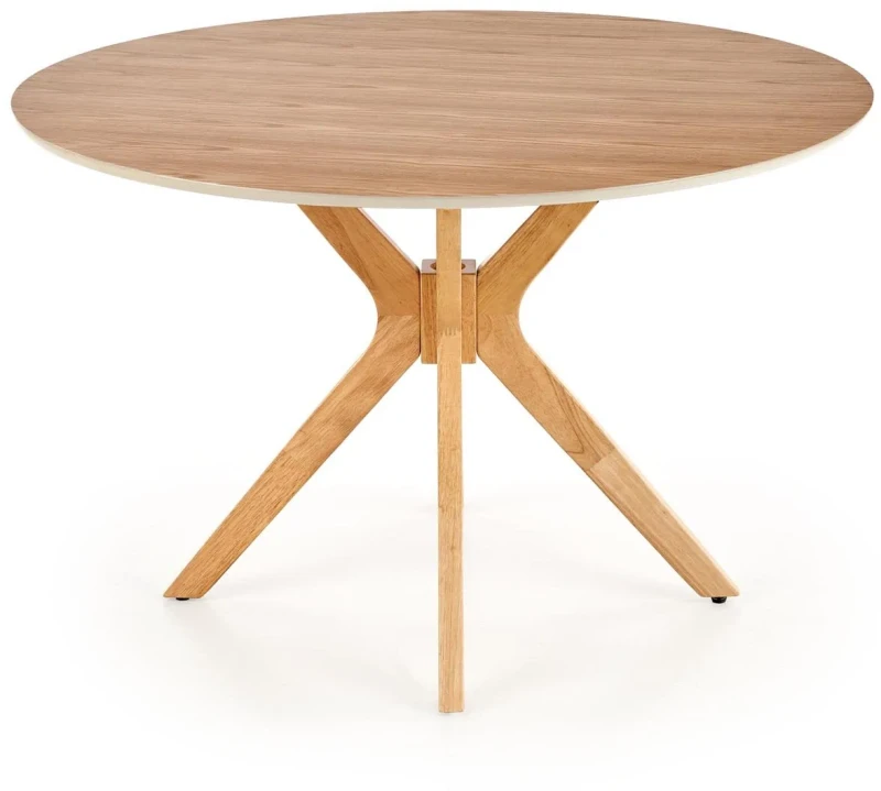 Stół okrągły Nicolas 120cm do jadalni dąb naturalny