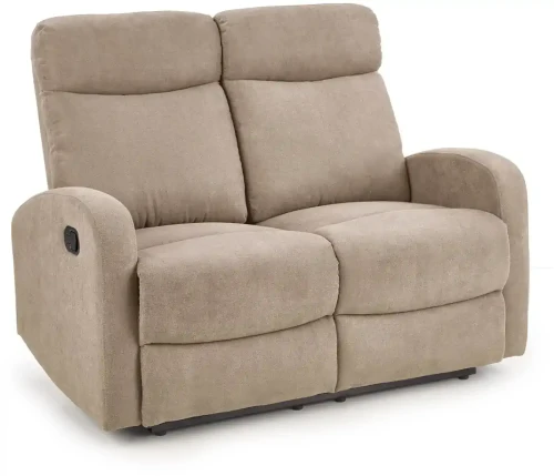 Sofa tapicerowana dwuosobowa OSLO 2S z funkcją relax beżowa