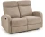 Sofa tapicerowana dwuosobowa OSLO 2S z funkcją relax beżowa