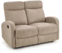 Sofa tapicerowana dwuosobowa OSLO 2S z funkcją relax beżowa