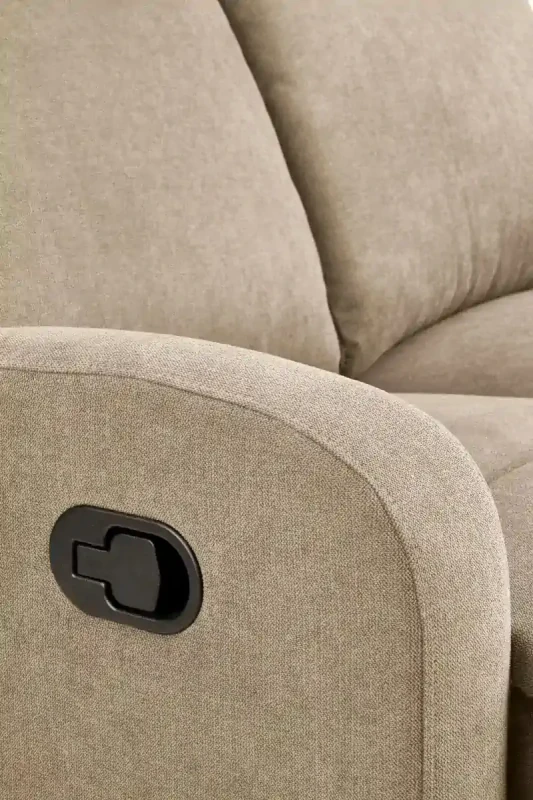 Sofa tapicerowana dwuosobowa OSLO 2S z funkcją relax beżowa
