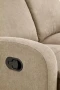 Sofa tapicerowana dwuosobowa OSLO 2S z funkcją relax beżowa