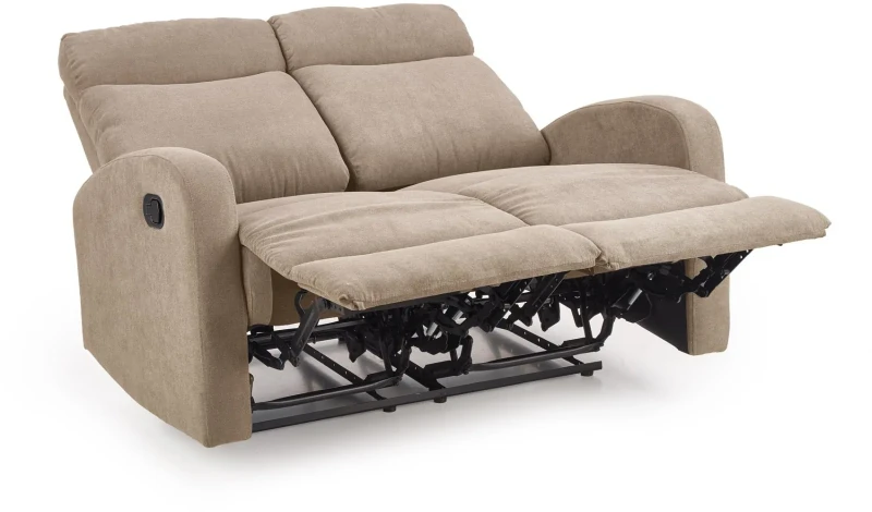 Sofa tapicerowana dwuosobowa OSLO 2S z funkcją relax beżowa