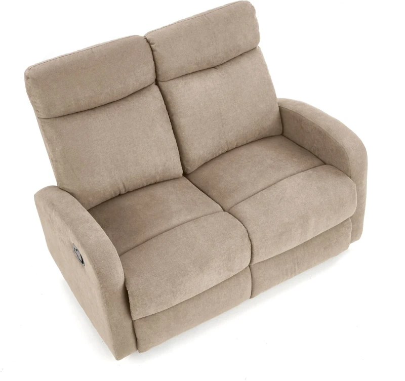 Sofa tapicerowana dwuosobowa OSLO 2S z funkcją relax beżowa