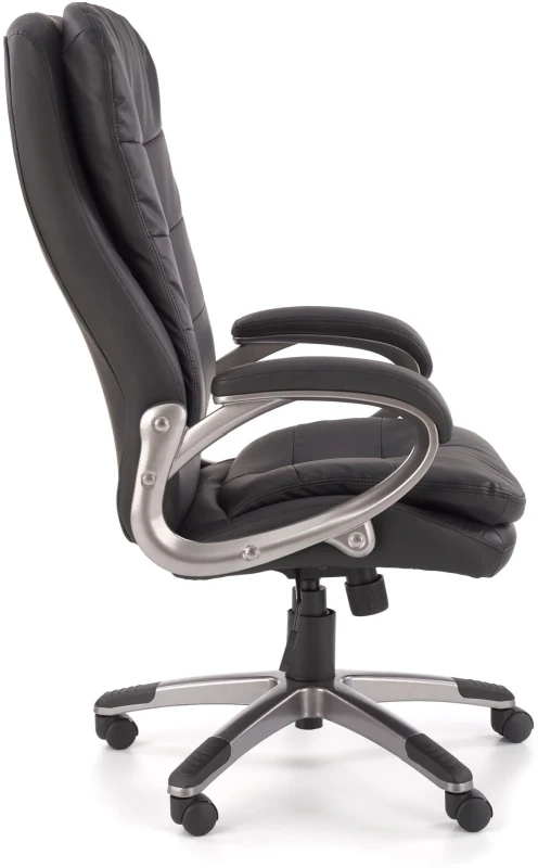 Fotel gabinetowy Preston obrotowy do biura czarny