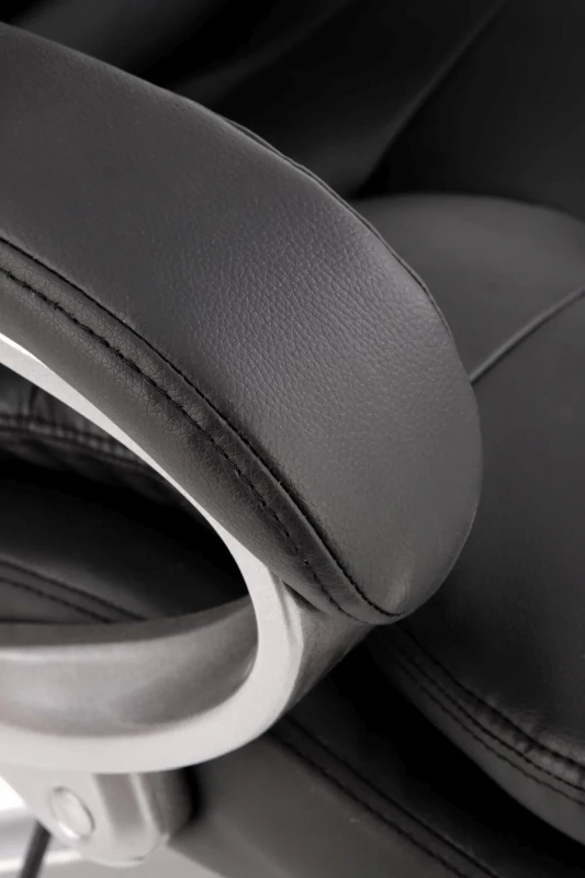 Fotel gabinetowy Preston obrotowy do biura czarny