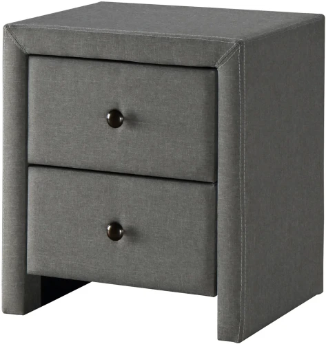 Szafka nocna Prima 2 tapicerowana popiel