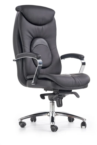 Fotel gabinetowy Quad obrotowy do biura czarny