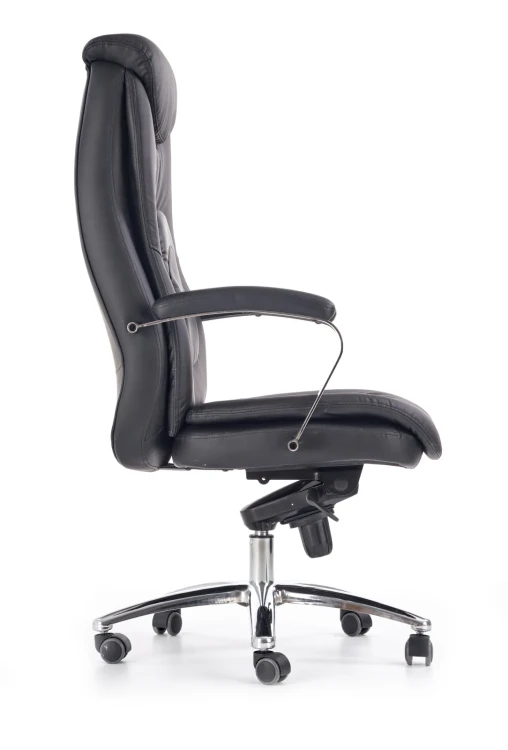 Fotel gabinetowy Quad obrotowy do biura czarny