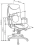 Fotel gabinetowy Quad obrotowy do biura czarny