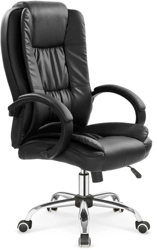 Fotel gabinetowy Relax obrotowy do biura czarny