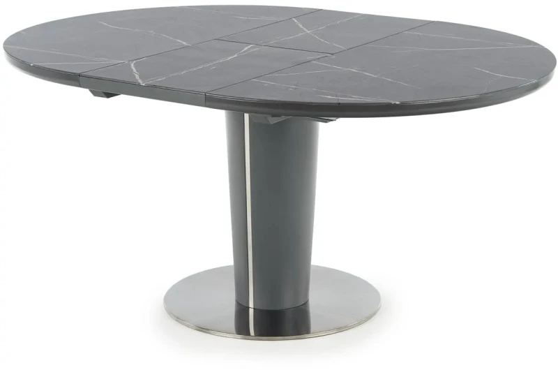 Stół rozkładany Ricardo 120-160 cm popielaty marmur