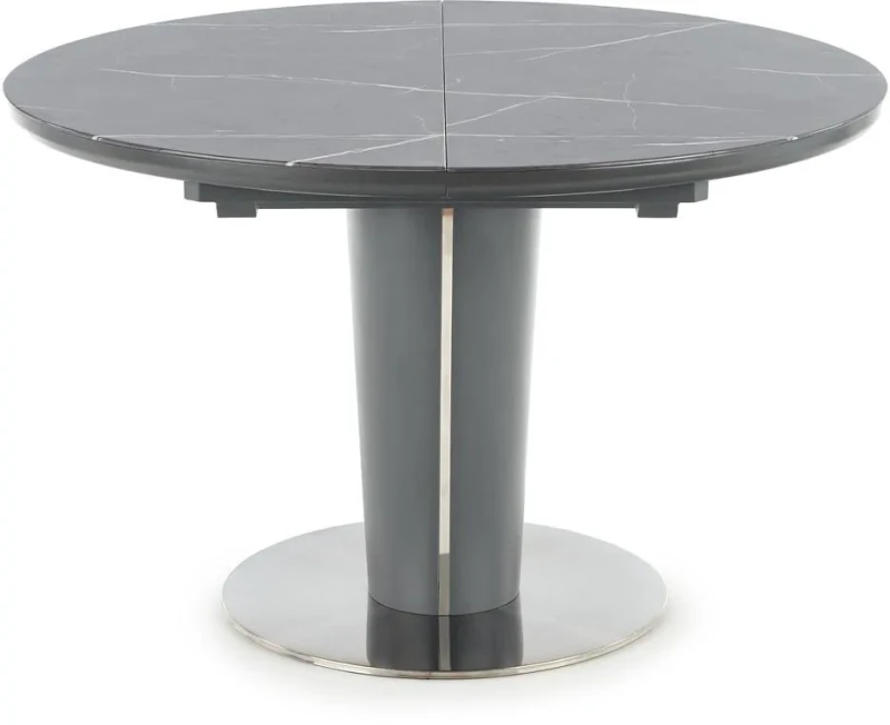 Stół rozkładany Ricardo 120-160 cm popielaty marmur