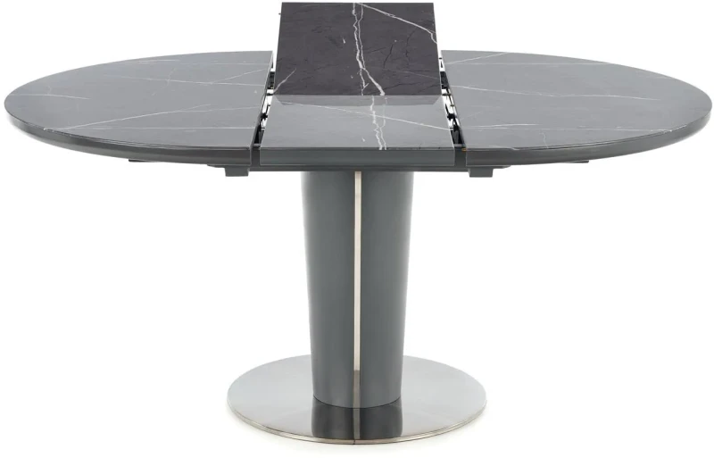 Stół rozkładany Ricardo 120-160 cm popielaty marmur