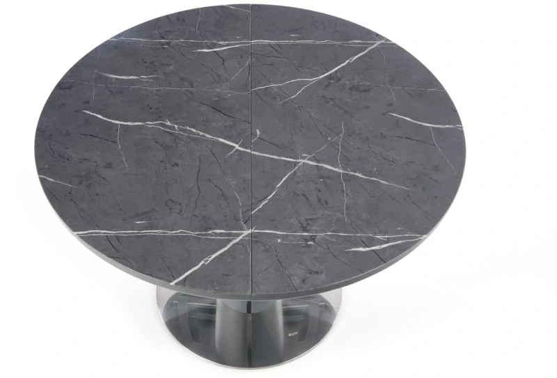 Stół rozkładany Ricardo 120-160 cm popielaty marmur