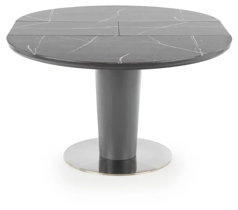 Stół rozkładany Ricardo 120-160 cm popielaty marmur