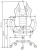 Fotel biurowy gabinetowy Scroll czarny / czerwony / popielaty - wymiary