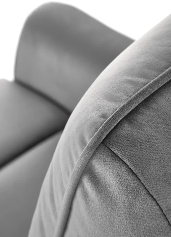 Fotel wypoczynkowy Semir z funkcją elektrycznego rozkładania/gniazdo USB do salonu popielaty