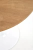 Stół okrągły Sting 80 cm skandynawski dąb naturalny / biały