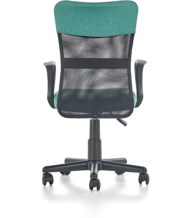 Fotel obrotowy Timmy 52 cm z siatką do pokoju młodzieżowego turkusowy