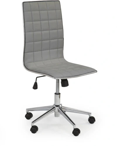 Fotel obrotowy Tirol do biura eco-skóra popiel