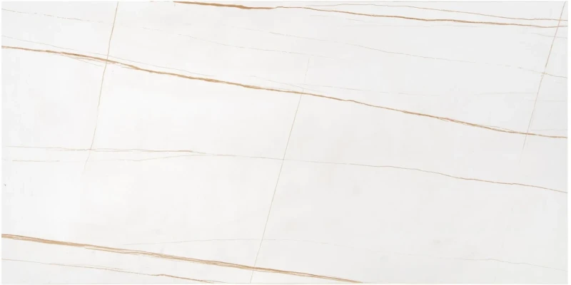 Ława stolik prostokątny Universe 3 biały marmur / złoty