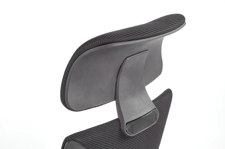 Fotel biurowy obrotowy Valdez z regulowanym zagłówkiem czarny