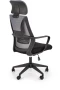 Fotel obrotowy Valdez 64 cm z mechanizmem TILT do biura popiel / czarny