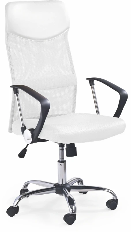 Fotel obrotowy Vire z mechanizmem TILT do biura tkanina membranowa biały