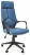 Fotel gabinetowy Voyager obrotowy z mechanizmem TILT do biura czarny / niebieski