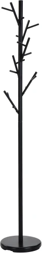 Wieszak na ubrania W33 stojący metalowy do przedpokoju czarny