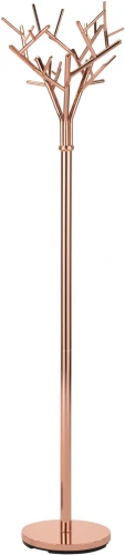 Wieszak na ubrania W57 stojący metalowy do przedpokoju miedziany