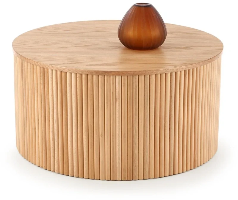 Ława stolik okrągły Woody 80 cm