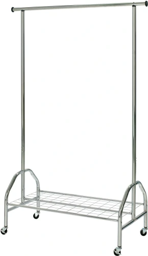 Wieszak na ubrania WU18 120 cm stojący metalowy do garderoby chrom